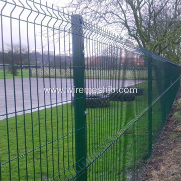 Dark Green Triangle Welded Wire Mesh Fence